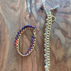 Ettika Braided Cigar Chain Bracelet